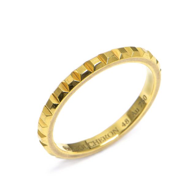 ブシュロン キャトルクルドパリリング スモール JAL01165 #48 8号 K18YG キャトルリング 指輪 イエローゴールド 中古 送料無料の通販は