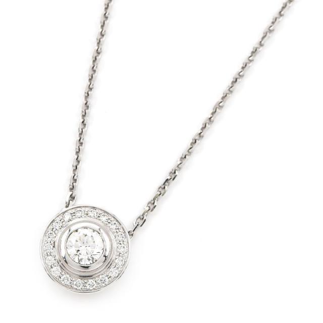 カルティエ ダムールネックレス N7406900　K18WG ダイヤモンド サークル ディアマンレジェネックレス ホワイトゴールド 中古 送料無料の通販は 174,350円