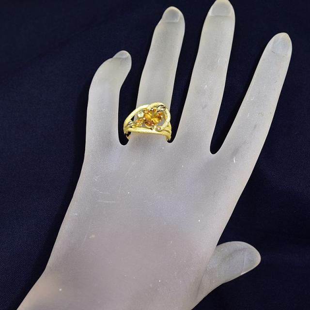 K18YG イエローゴールド リング・指輪 サファイア0.95ct