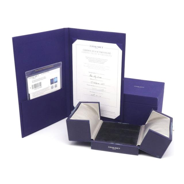 ショーメ Dカラー/VS2/EXCELLENT 0.50ct ビーマイラブリング 10号  