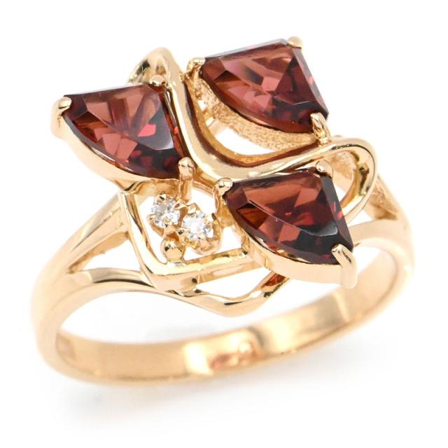 ロードライトガーネット＆アメジストリング 19号 ロードライトガーネット＆アメジストリング 19号