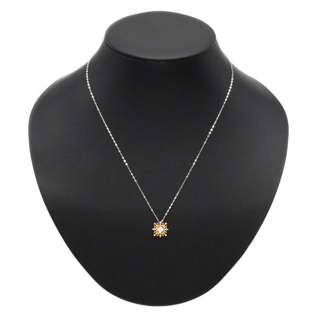 k18wg pt950 ペンダントネックレス ダイヤモンド 【公式通販】