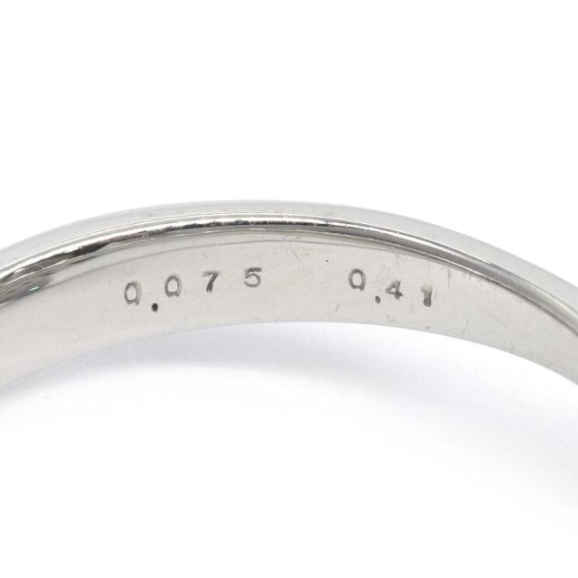 FancyIntenseOrangeyPink/SI1/0.075ct天然ダイヤモンドリング 11.5号  