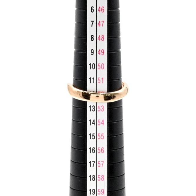 合計0.66ct天然ダイヤモンドリング 12号 K18PG パヴェダイヤ ウェーブ  