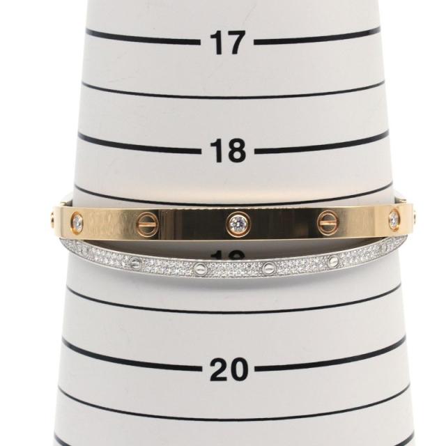 カルティエ LOVE BRACELET ラブブレス サイズ:19 K18YGオープンカフブレスバングル 中古 OS06 カルティエ(Cartier) カルティエ バングル ラブブレス 18KYG イエロー