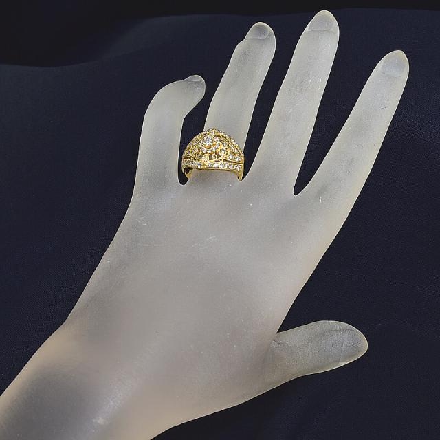 天然 ダイヤモンド フレキシブルリング 計0.30ct K18 専用です』天然 ダイヤモンド フレキシブルリング 計0.30ct K18 K18