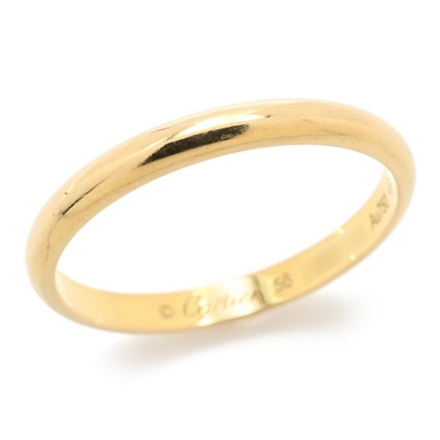 カルティエ 1895 ウェディングリング 幅2.5mm #56 16号 B4002356 K18YG