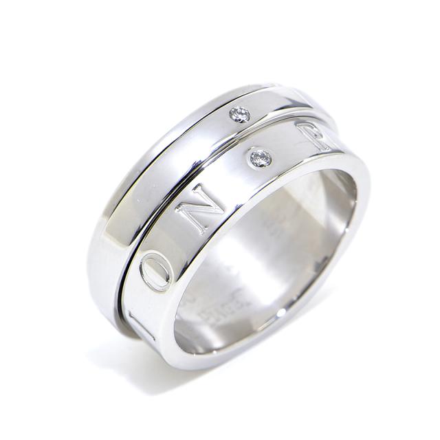 K18wg ホワイトゴールド リング ダイヤ D0.2 3号 (J-191) K18ホワイト