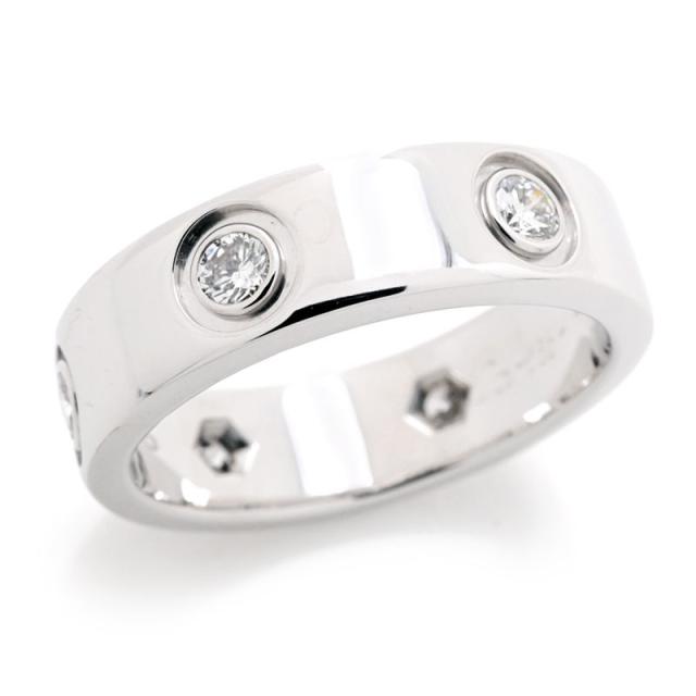 カルティエ LOVEリング クラシックモデル ダイヤモンド6石 50 10号