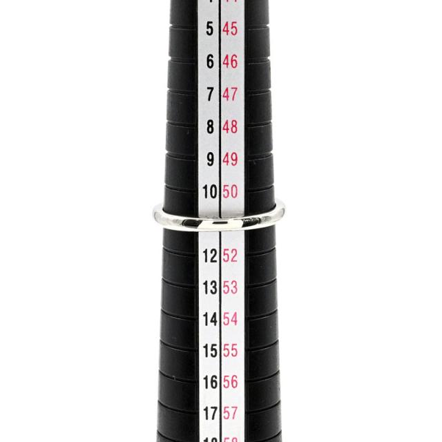 0.5ct天然ダイヤモンドリング 11号 Pt900 10Pダイヤリング 重なり合う スネークリング 2ライン 2ロウ プラチナ 地金4.0g 中古 送料無料_4