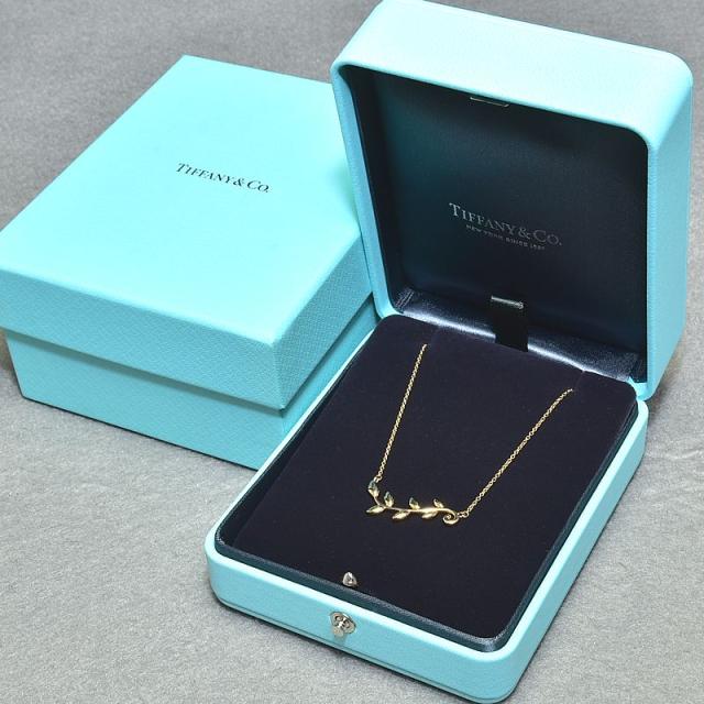 ティファニー オリーブリーフヴァインペンダント 60021522 K18RG  