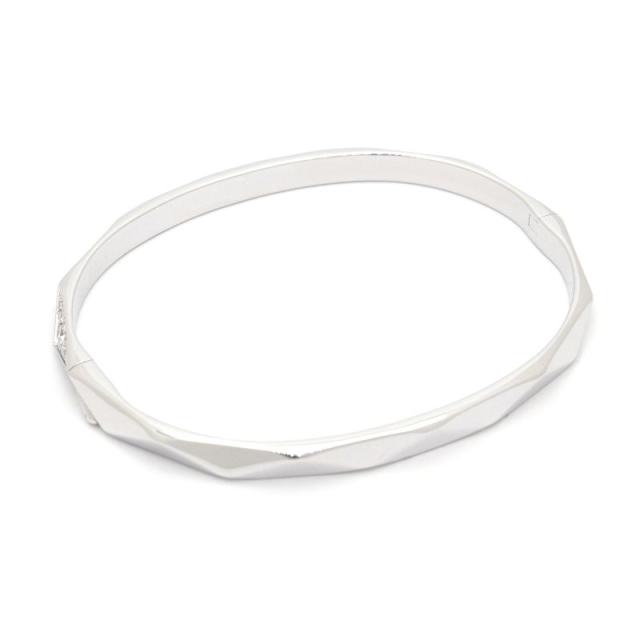 グラフ ローレンスグラフシグネチャーパヴェダイヤモンドバングル 15cm RGB602-150 K18WG ダイアモンド 地金約14.8g 中古 送料無料_1