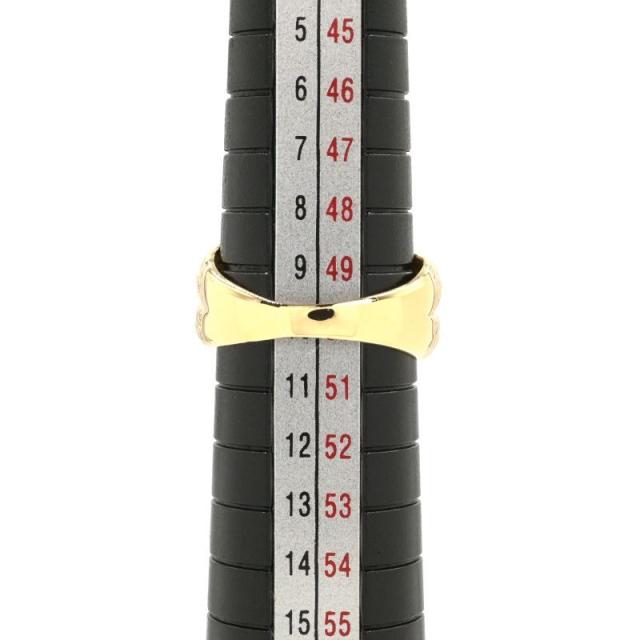 ドラゴンモチーフリング 10号 K18YG ダイヤモンドクォーツ ドラゴンリング 龍モチーフ 竜 18金 イエローゴールド 地金約6g 中古 送料無料_4