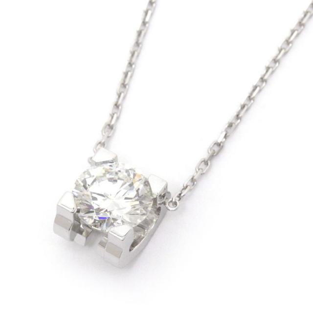 カルティエ H/VVS1/3Excellent/1.07ct Cドゥカルティエネックレス N7409800 K18WG ダイヤモンド ホワイトゴールド 地金3.6g 中古 送料無料