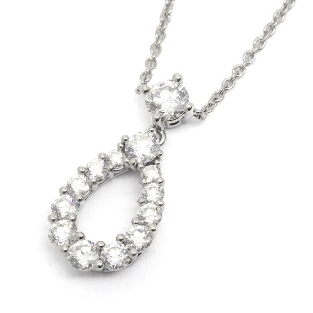 ハリーウィンストン ループペンダントミディアム PEDPPLMDLP Pt950 0.78ct ダイヤ ティアドロップ 雫 ネックレス 地金4.3g 中古 送料無料 378,675円
