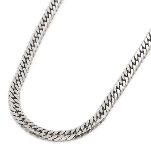 喜平ネックレス 6面ダブル 50cm 50.5g Pt850 造幣局検定刻印 プラチナ キヘイネックレス 中古 送料無料の通販は