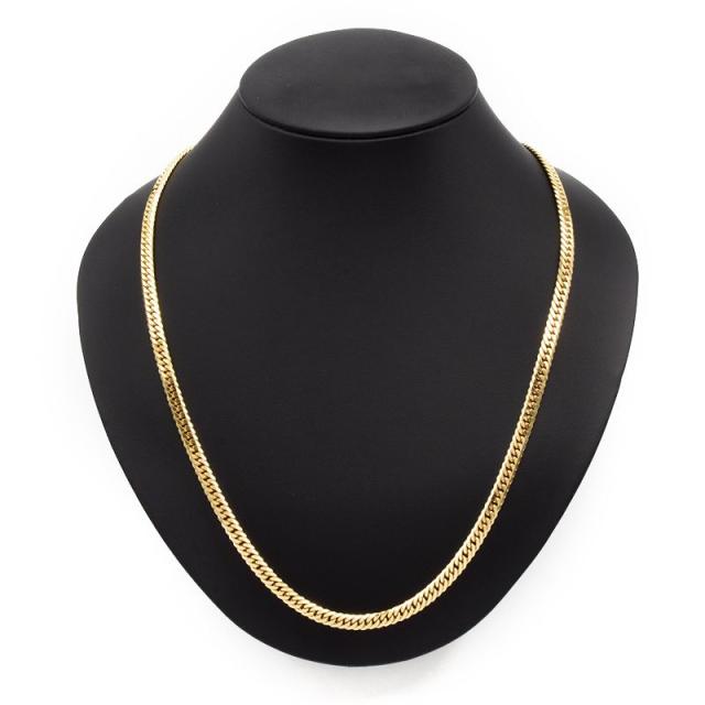 喜平ネックレス 6面ダブル 60cm 50.5g K18YG 造幣局検定刻印 K18 イエローゴールド キヘイネックレス 中古 送料無料 喜平 キヘイチェーン 6面 ダブル チェーンネックレス 50.5g 60cm K18YG