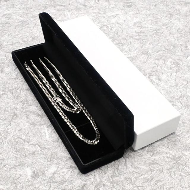 喜平ネックレス 8面トリプル 55cm 箱付き sv925 喜平ネックレス 8面