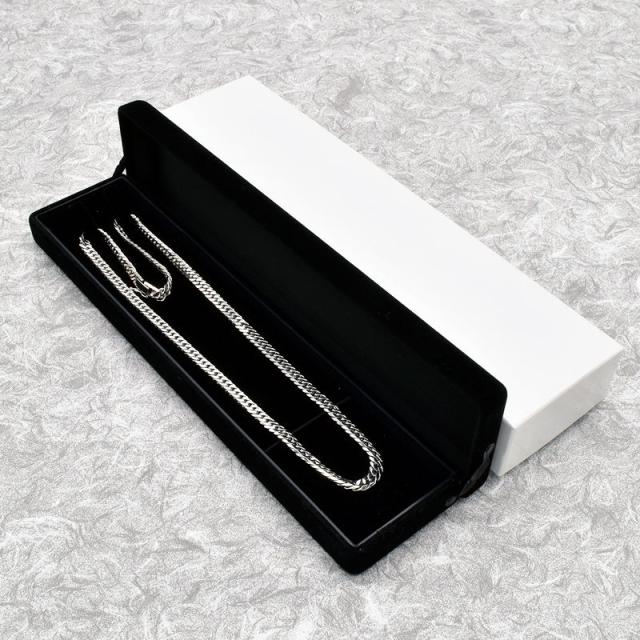 喜平ネックレス 6面ダブル 50cm 50.5g Pt850 造幣局検定刻印 プラチナ キヘイネックレス 中古 送料無料