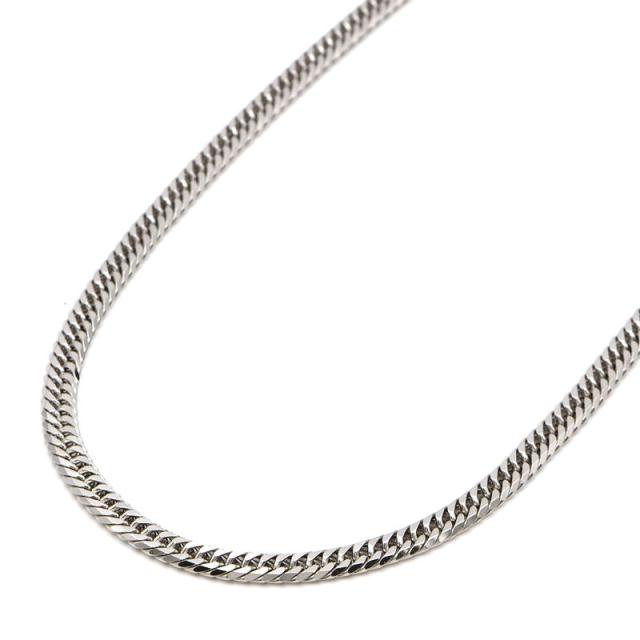 喜平ネックレス 6面ダブル 50cm 30.2g Pt850 造幣局検定刻印 プラチナ キヘイネックレス 中古 送料無料