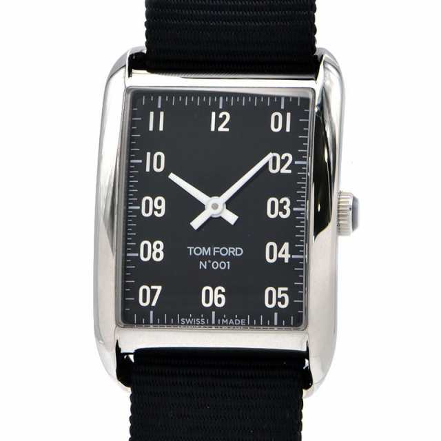 トムフォード TOM FORD N.001 TFT001001 ブラック ステンレススチール クオーツ メンズ 腕時計