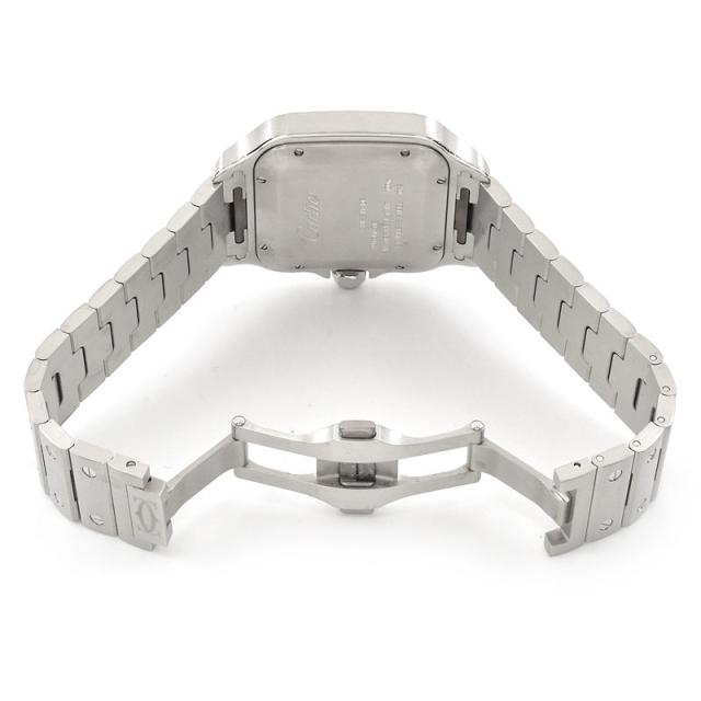 [3年保証] カルティエ メンズ サントスドゥカルティエウォッチLM WSSA0037 サントスLM カレンダー グレー 自動巻き 腕時計 中古 送料無料の通販は