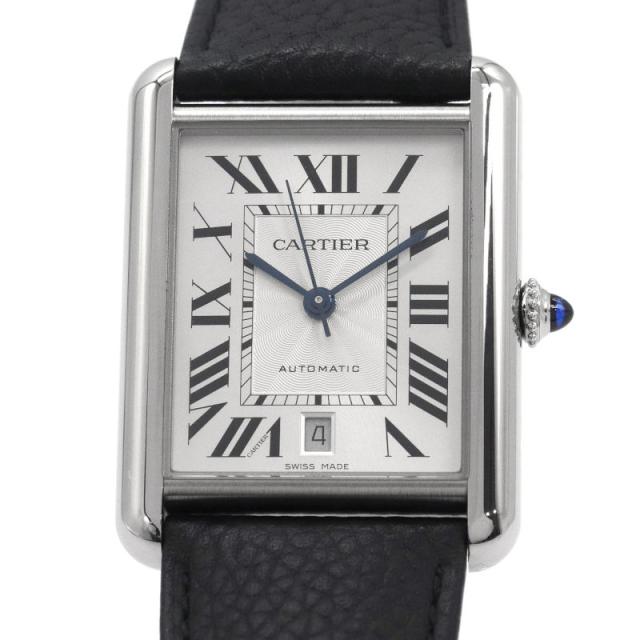 [3年保証] カルティエ メンズ タンクマストXL WSTA0040 ステンレス シルバー文字盤 自動巻き 腕時計 中古 送料無料の通販は