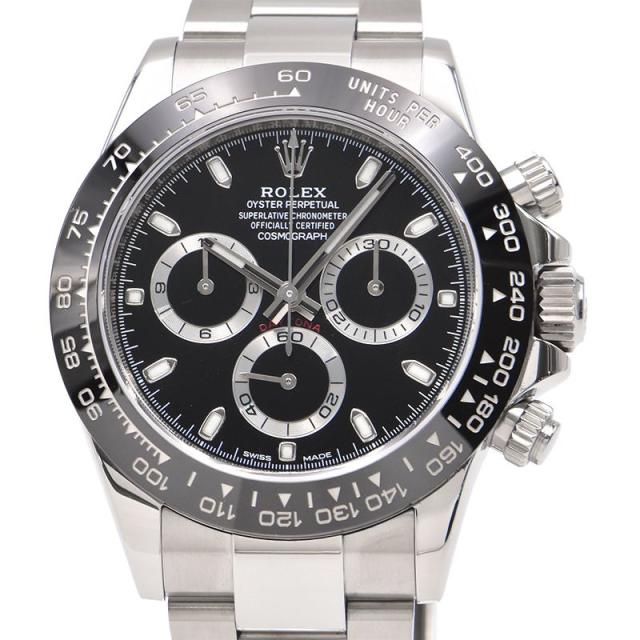 [3年保証] ロレックス メンズ コスモグラフ デイトナ 116500LN ランダム番 クロノグラフ ブラック 黒文字盤 自動巻き 腕時計 中古 送料無料の通販は 1,347,500円