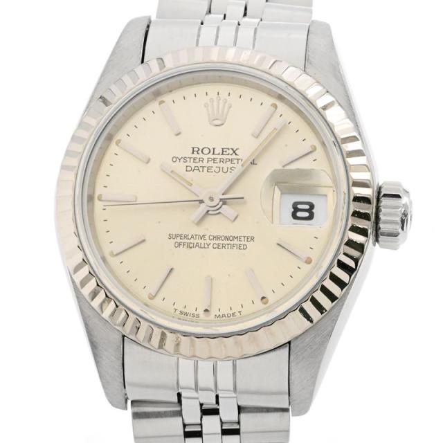 3年保証] ロレックス レディース デイトジャスト 69174 S番 K18WG/SS  