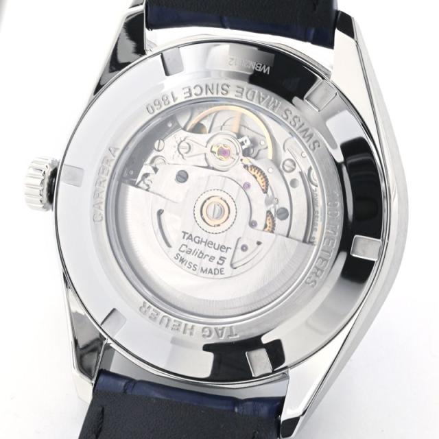 [3年保証] タグホイヤー メンズ カレラ デイデイト WBN2012.FC6502 WBN2012 箱保 カレンダー ブルー 青 自動巻き 腕時計 中古 送料無料_4