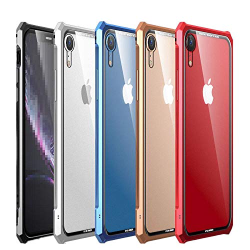 Apple Iphone Xr ケース カバー アルミ バンパー クリア 透明 背面強化ガラス 背面パネル付き かっこいい Xr アルミサイドバンパーの通販はau Pay マーケット Orangestore
