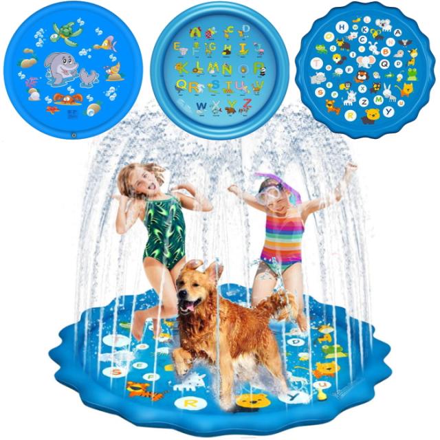 噴水マット 空気入れ不要 噴水プール 家庭用プール おもちゃ ビニールプール 大型 水遊び 子供用 犬 男の子 女の子 夏 プレイマット 噴の通販はau Pay マーケット ダンス衣装専門店 ミカドレスーau Pay マーケット