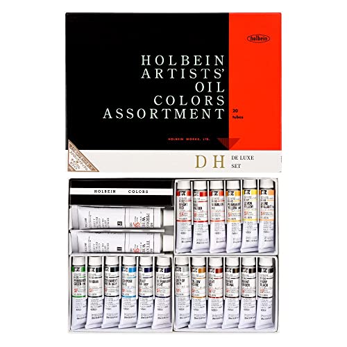 ホルベイン 油絵具 DHセット H903 20ml(6号) .50ml ホワイト