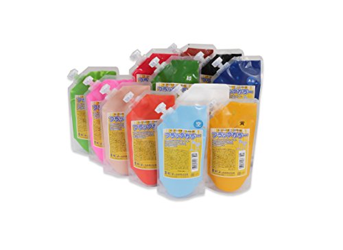 ターナー色彩 アクリル絵具 フラッグカラー スパウトパック入り 12色セット FL20012C 200ml