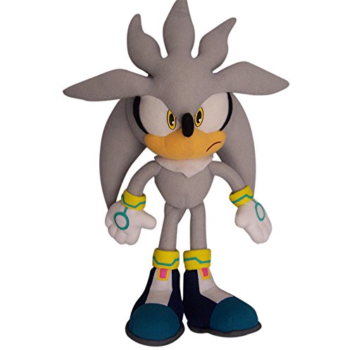 Plush - Sonic The Hedgehog - Silver Sonic 10  Doll Toy New Anime ge8960