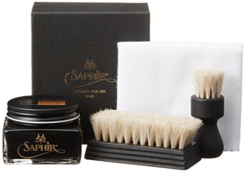 [サフィールノワール] クレム1925セット トライアルキット 靴磨き 父の日 バレンタイン 就職祝い 入社祝い 4900140030 black ブの通販は 6,140円