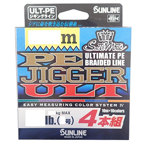 サンライン(SUNLINE) PEライン ソルティメイト ジガー ULT 4本組 300m 1.2号 20lb 5,500円