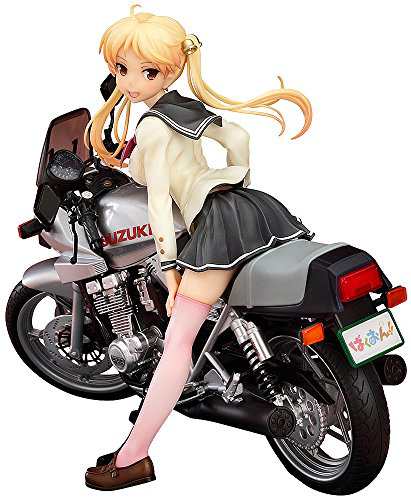 ばくおん!! 鈴乃木凜&GSX400Sカタナ 1/10スケール ABS&PVC製 塗装済み完成品フィギュア