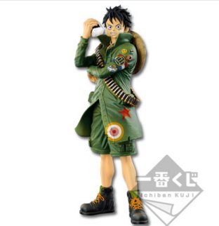 一番くじ ワンピース ~military style~A賞 ルフィ フィギュア