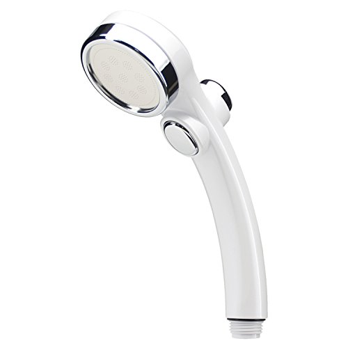 ガオナ マジカヨ・アリエーネ シャワーヘッド 節水 極細 ストップ (シャワー穴0.3mm 肌触り・浴び心地やわらか 低水圧対応 シュガーホワイト)
