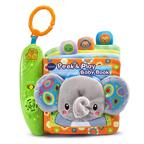 VTech Baby Peek and Play Baby Book 音の出る赤ちゃんの布絵本 【並行輸入品】