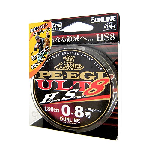 サンライン(SUNLINE) PEライン ソルティメイト PEエギ ULT HS8 180m 0.8号 6kg 8本 ホワイト・ピンク・ライトグリーンの通販は 6,464円