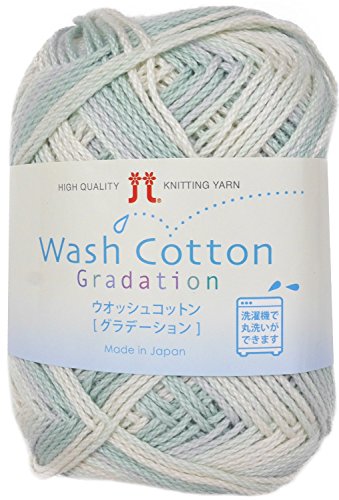 ハマナカ ウォッシュコットン グラデーション 毛糸 並太 col.301 水色 系 40g 約102m 10玉セット 2333 6,398円