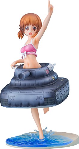 ★ ガールズ&パンツァー 劇場版 西住みほ ~パンツァー・フォー!~ 水着 & 戦車Ver. 1/7スケール PVC製 塗装済み完成品 フィギュア