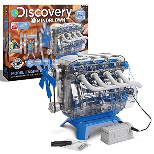Discovery Kids #MINDBLOWN モデルエンジンキット DIY メカニック 4サイクル 内燃組み立て構造 バルブ付き