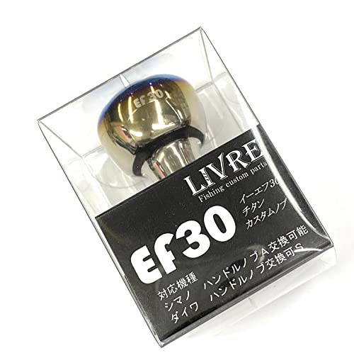 リブレ(LIVRE) 5995 EF30 ノブ単品 (1個入り) シマノ･ダイワ共通 ファイヤー＆ゴールド