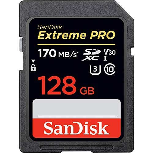 SanDisk 128GB Extreme PRO UHS-I SDXC 170MB/s SDSDXXY-128G サンディスク 海外パッケージ品