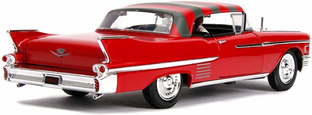 JADA TOYS ミニカー 1/24サイズ HWR 1958 Cadillac W/Freddy Krueger