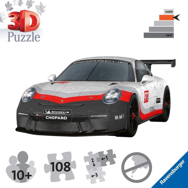 Ravensburger (ラベンスバーガー) 3Dパズル [ 108ピース ポルシェ 911GT3カップ ] 立体パズルの通販は