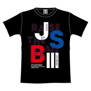 JSB Tシャツ BLACK (M) 三代目 J SOUL BROTHERS LIVE TOUR 2019 RAISE